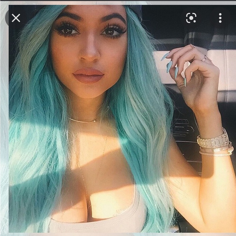 Turquoise Wig - Picture 5 of 7